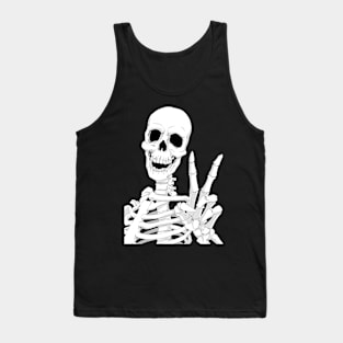 Skeletal Peace Tank Top